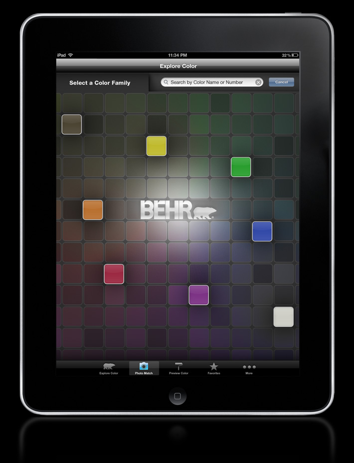 Behr Colorsmat Mobile Application