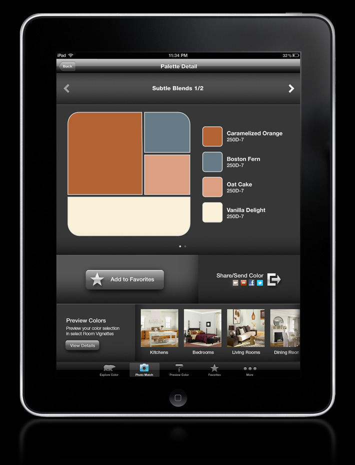 Behr Colorsmat Mobile Application