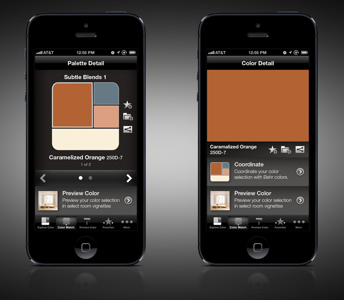 Behr Colorsmat Mobile Application