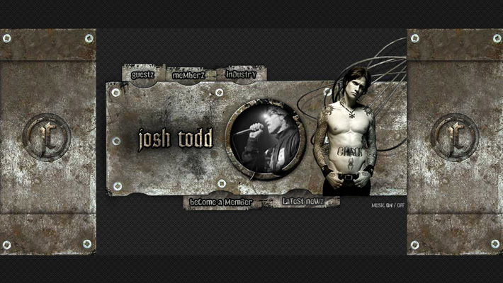 Josh Todd Microsite