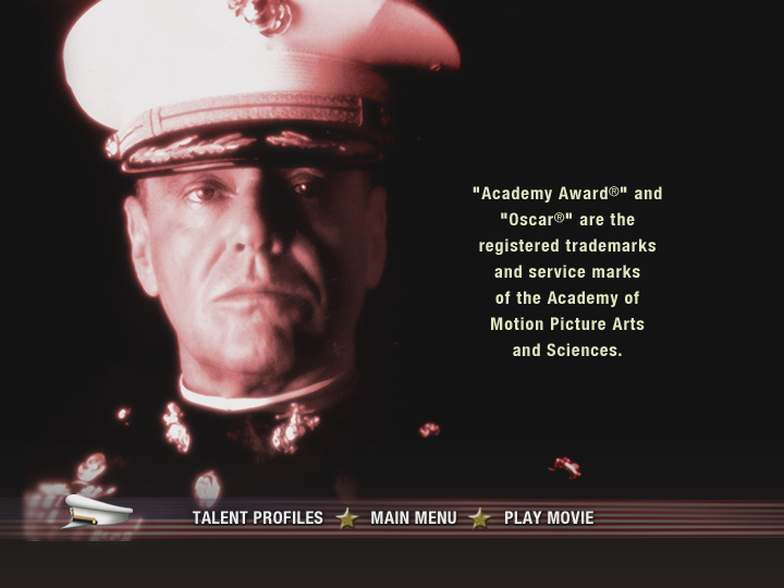 Sony - A Few Good Men - DVD Interface