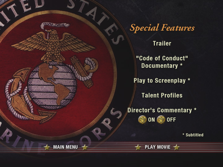 Sony - A Few Good Men - DVD Interface