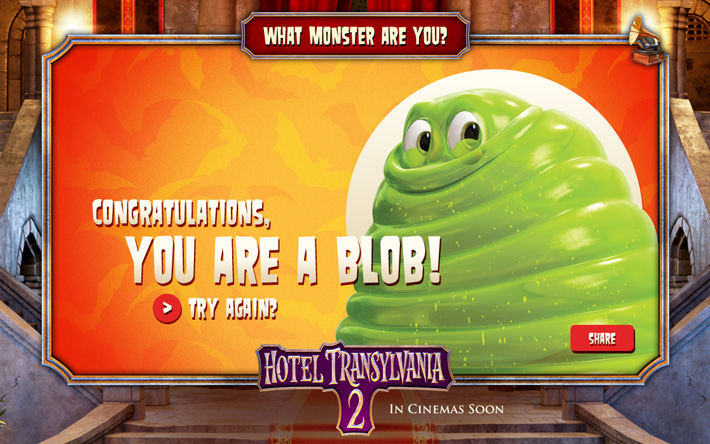 Hotel Transylvania 2: What Monster Are You?