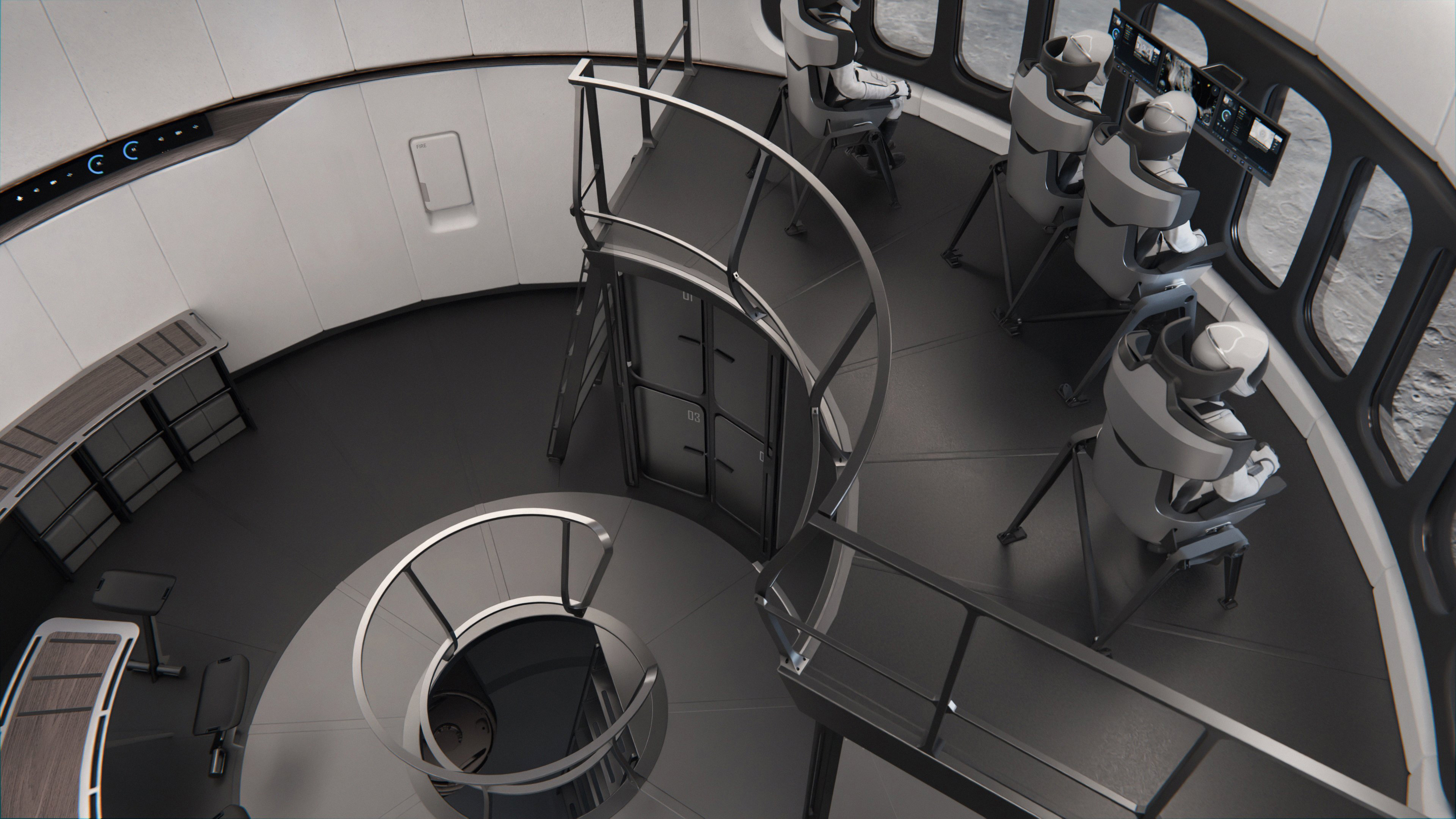 SpaceX - Starship Crew Displays UI/UX