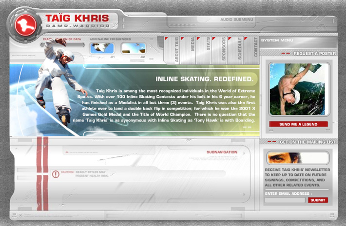 Taig Khris Website