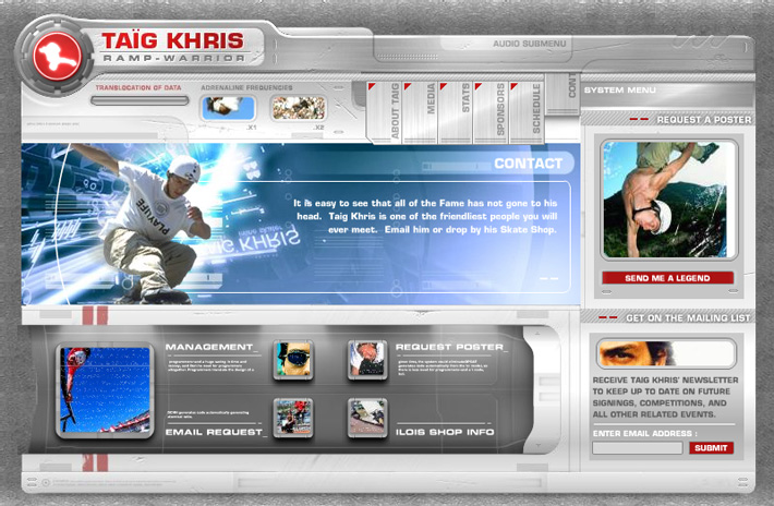 Taig Khris Website