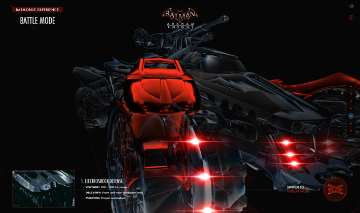 Batman: Arkham Knight Batmobile Experience